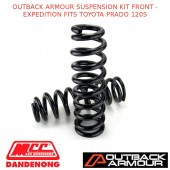 OUTBACK ARMOUR SUSPENSION KIT FRONT - EXPEDITION FITS TOYOTA PRADO 120S